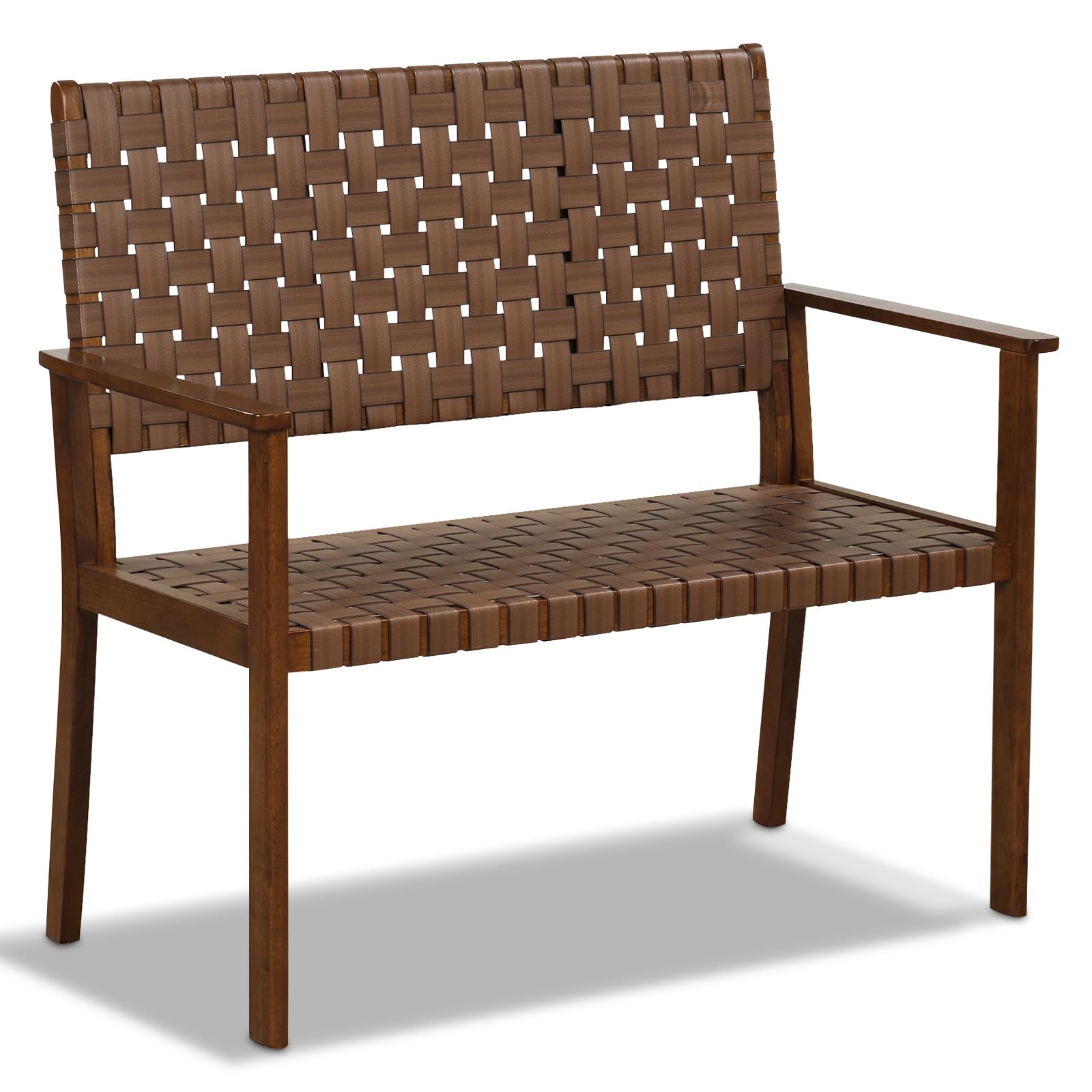 Banc de jardin Tangkula pour 2 personnes, banc d'extérieur tout temps